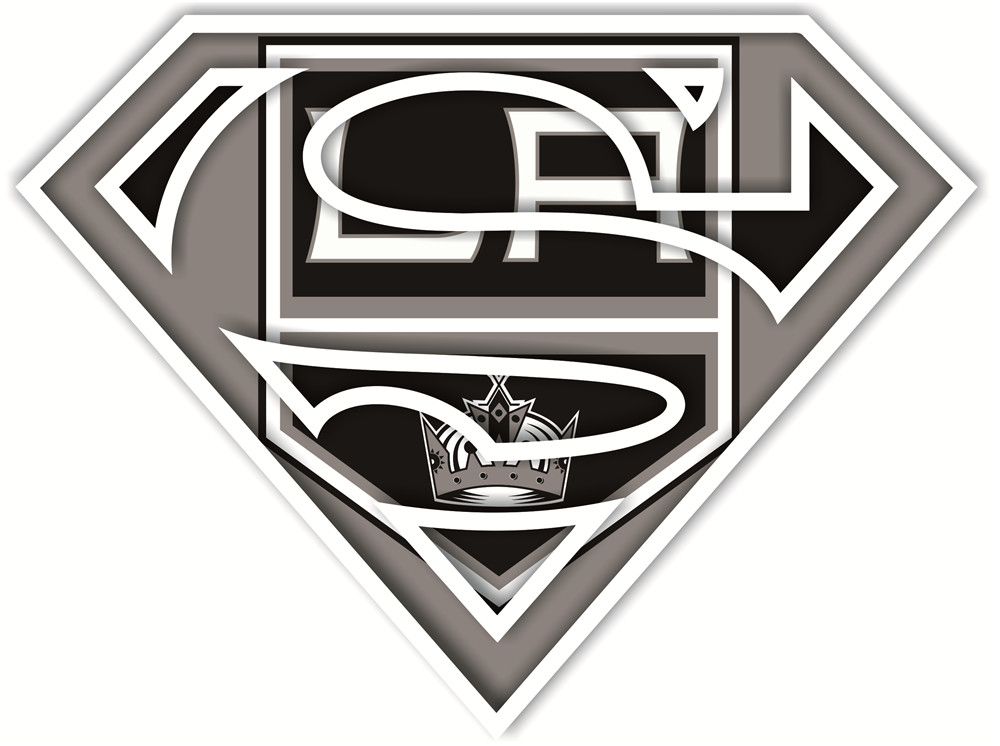 Los Angeles Kings superman logos iron on heat transfer